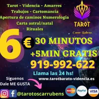 TAROT  6 € tarotistas hechiceras